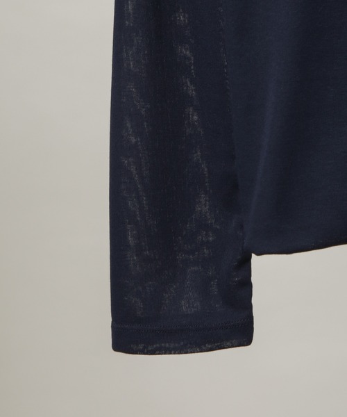 upperhights(アッパーハイツ)の「upper hights/TANK AND B/N PO(Tシャツ/カットソー・レディース・ライトイエロー/ホワイト/ネイビー・1)」の7枚目の写真