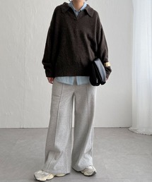 LBC | 裏起毛センタータックイージーパンツ(スウェットパンツ)