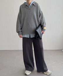 LBC（エルビーシー）の「裏起毛センタータックイージーパンツ（スウェットパンツ）」