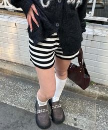 sedacle girl | ボーダーホットパンツ(その他パンツ)