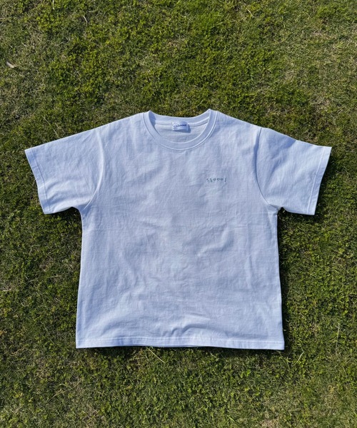 skoool（スクール）の「ロゴデザイン 半袖Tシャツ／フロントプリント × ベーシックシルエット（Tシャツ/カットソー・メンズ・ネイビー/ホワイト/イエロー・LARGE/MEDIUM）」の11枚目の写真