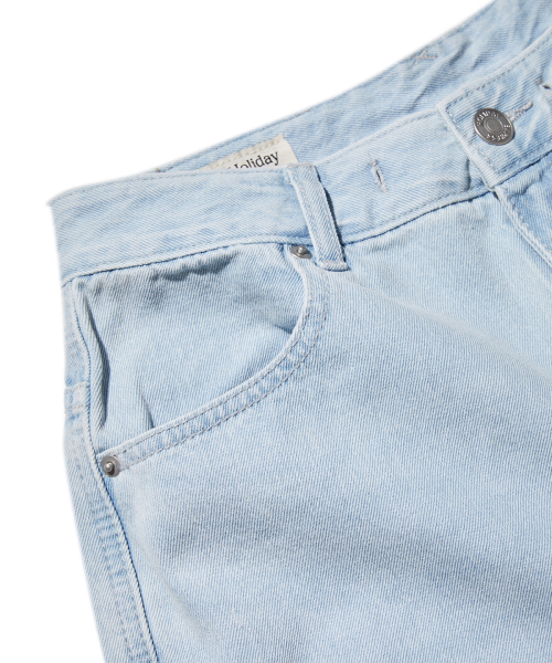 Express Holiday（エクスプレスホリデー）の「ホリデーストリングワイドデニムパンツ_ライトブルー（デニムパンツ・レディース・その他・S/M）」の3枚目の写真