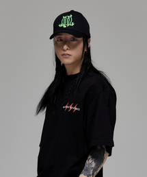 Monkey Flower（モンキーフラワー）の「共用M エンブレムボールキャップ/MS0ACPO3U BLACK（キャップ）」