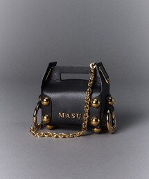 【MASU/エムエーエスユー】LEATHER CAKE BAG PETIT/レザーケーキバッグプティ