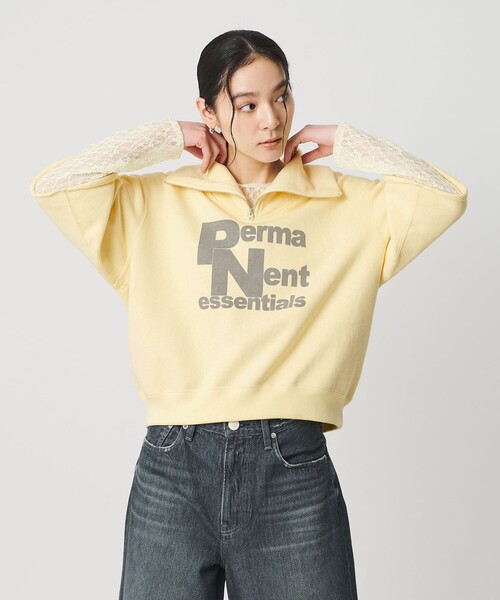 別注】＜Americana＞ジップ ショートスリーブ スウェットプルオーバー