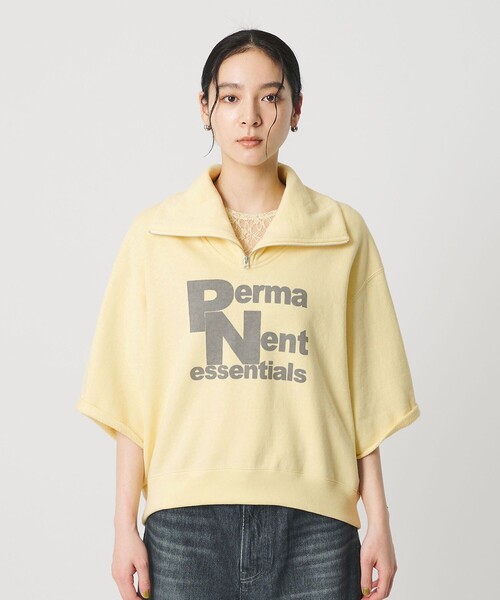 別注】＜Americana＞ジップ ショートスリーブ スウェットプルオーバー