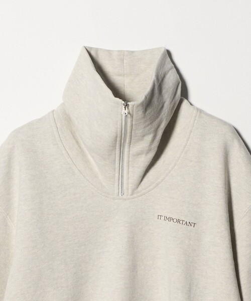 別注】＜Americana＞ジップ ショートスリーブ スウェットプルオーバー