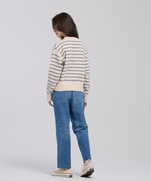 LEVHEARTED(レブハティッド)の「グルーヴボーイフィットデニム - ブルー(デニムパンツ・レディース・ブルー・SMALL/MEDIUM)」の5枚目の写真