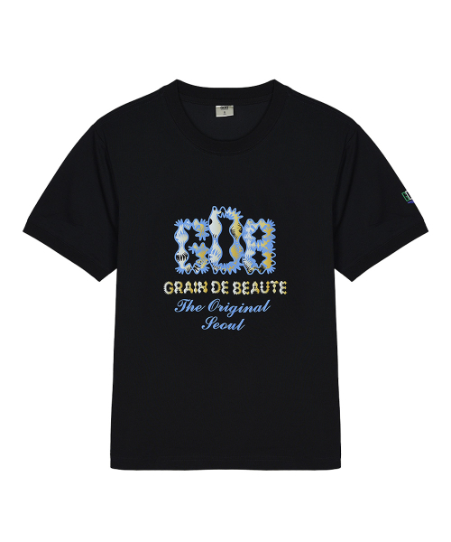 GRAIN DE BEAUTE（グランデボーテ）の「Original GDB T-SHIRT [BLACK]（Tシャツ/カットソー・レディース・ブラック・S/M/L/XL）」の2枚目の写真
