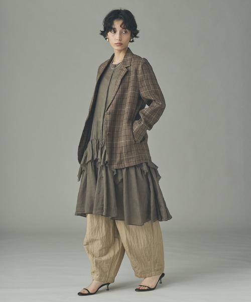 Curensology（カレンソロジー）の「Curensology(カレンソロジー)/グレンチェックジャケット（テーラードジャケット・レディース・ブラウン系その他・FREE）」の11枚目の写真