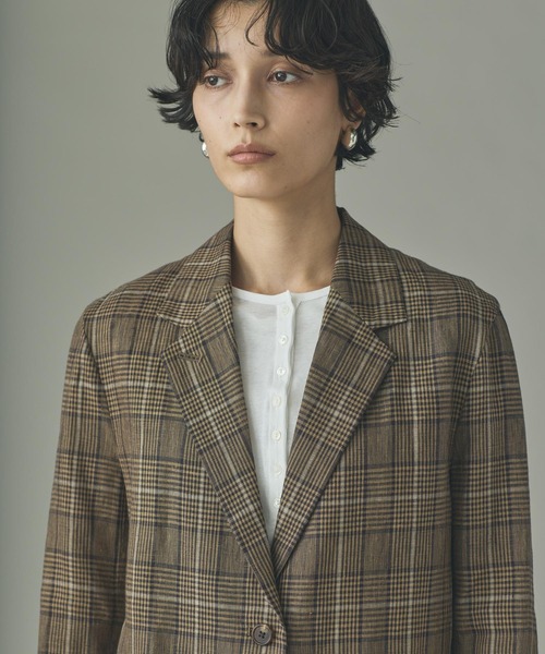 Curensology（カレンソロジー）の「Curensology(カレンソロジー)/グレンチェックジャケット（テーラードジャケット・レディース・ブラウン系その他・FREE）」の13枚目の写真