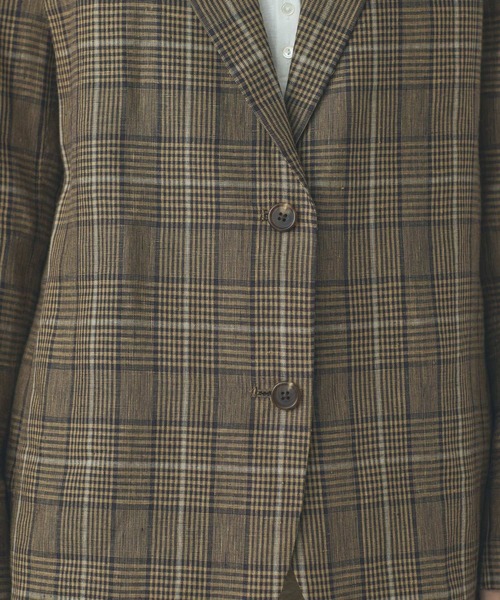 Curensology（カレンソロジー）の「Curensology(カレンソロジー)/グレンチェックジャケット（テーラードジャケット・レディース・ブラウン系その他・FREE）」の14枚目の写真