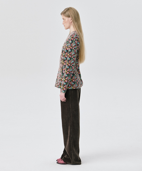 WNDERKAMMER（ブンダーカンマー）の「ラウンドポケットトップ_パターン（シャツ/ブラウス・レディース・その他・S/M）」の2枚目の写真