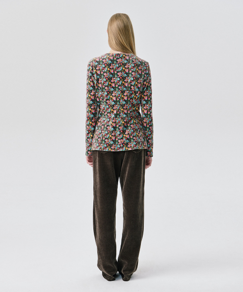 WNDERKAMMER（ブンダーカンマー）の「ラウンドポケットトップ_パターン（シャツ/ブラウス・レディース・その他・S/M）」の3枚目の写真