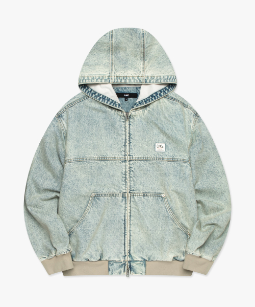 LMCの「DENIM WORK HOODIE JACKET light blue（デニムジャケット・メンズ・その他・S/M/L）」の3枚目の写真