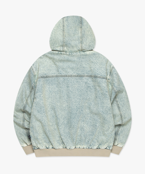 LMCの「DENIM WORK HOODIE JACKET light blue（デニムジャケット・メンズ・その他・S/M/L）」の4枚目の写真