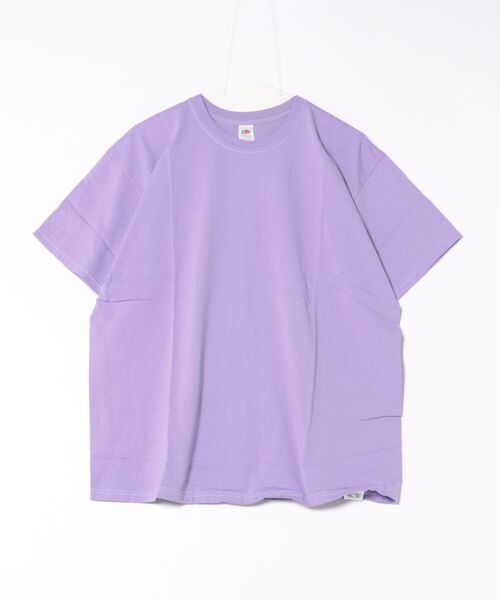 FRUIT OF THE LOOM（フルーツオブザルーム）の「【ST】【FRUIT OF THE LOOM】ペールトーン　S/S　Tシャツ（Tシャツ/カットソー・レディース・グリーン/ブルー/パープル・SMALL/X-LARGE）」の3枚目の写真