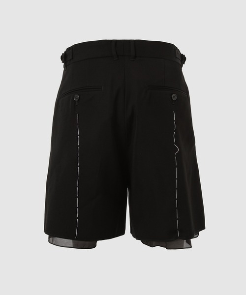 DAIRIKU（ダイリク）の「Double-Knee Layered Half Slacks（その他パンツ・メンズ・ブラック・29(M)）」の5枚目の写真