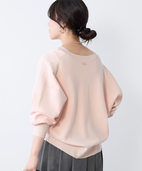 MICA&DEAL（マイカ＆ディール）の「ミラノリブショートカーディガン（ニット/セーター・レディース・ダークネイビー/ライトグレー/ピンク・FREE）」の17枚目の写真