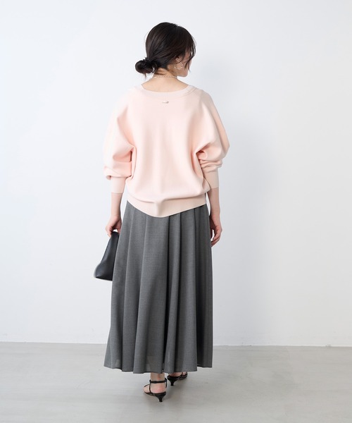 MICA&DEAL（マイカ＆ディール）の「ミラノリブショートカーディガン（ニット/セーター・レディース・ダークネイビー/ライトグレー/ピンク・FREE）」の15枚目の写真