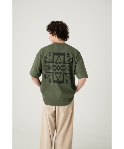 PENDLETON（ペンドルトン）の「バックプリント・ティ（Tシャツ/カットソー・メンズ・オフホワイト/ブルーグレー/ブラック/カーキ/ピンク系その他・LARGE/MEDIUM/SMALL/X-LARGE）」の5枚目の写真