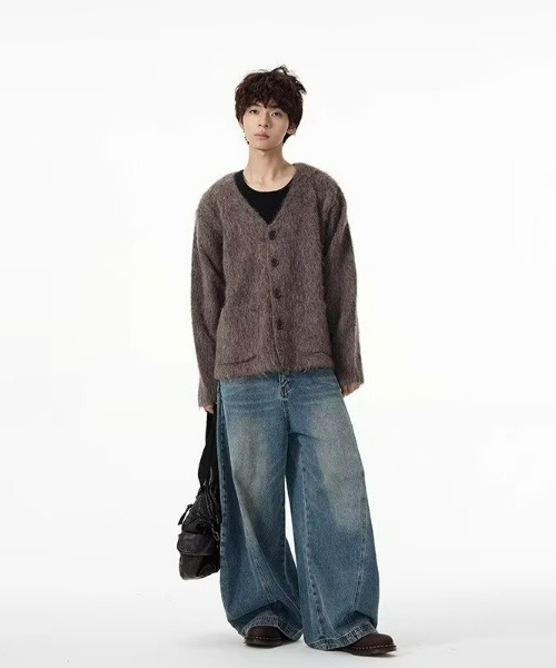 REBALANCE(リバランス)の「ユニセックス_ワイドレッグジーンズ(デニムパンツ・レディース・A・LARGE/X-LARGE/MEDIUM)」の3枚目の写真