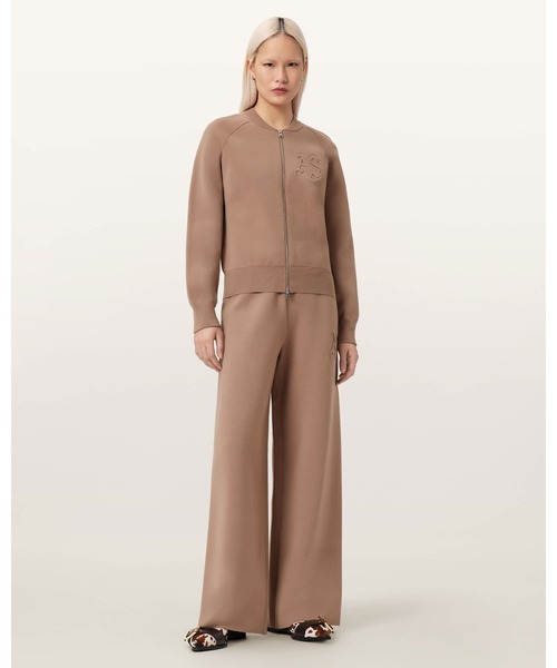 ALLSAINTS(オールセインツ)の「SONNY ZIP UP CARDIGAN | SONNY ジップ アップ カーディガン(カーディガン/ボレロ・レディース・ブラウン系その他・XS/S/M/L)」の3枚目の写真