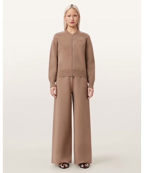 ALLSAINTS(オールセインツ)の「SONNY ZIP UP CARDIGAN | SONNY ジップ アップ カーディガン(カーディガン/ボレロ・レディース・ブラウン系その他・XS/S/M/L)」の4枚目の写真