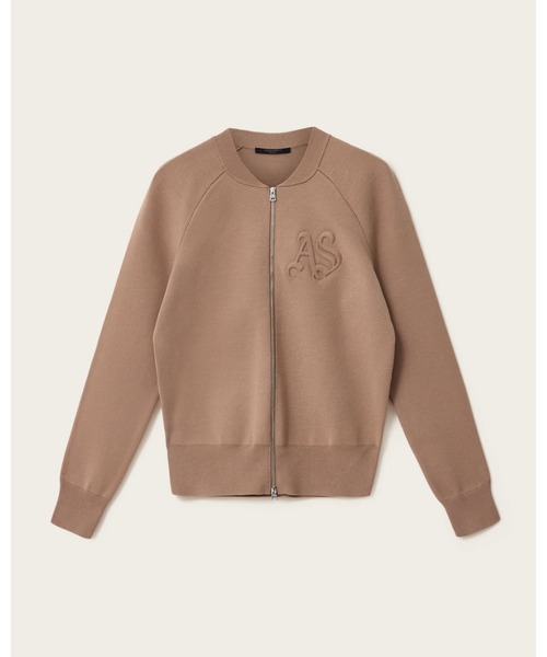 ALLSAINTS(オールセインツ)の「SONNY ZIP UP CARDIGAN | SONNY ジップ アップ カーディガン(カーディガン/ボレロ・レディース・ブラウン系その他・XS/S/M/L)」の6枚目の写真