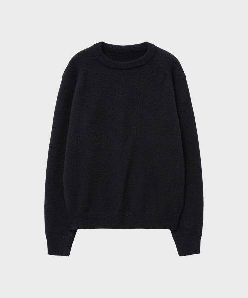 NOIRER(ノイア)の「ルーズフィットブークルニット(ブラック)(ニット/セーター・メンズ・その他・48/50/52)」の2枚目の写真