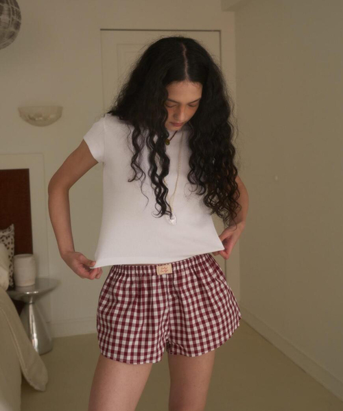 JOINT WORKS（ジョイントワークス）の「OURSAALTY / アワーソルティ Checkup microshorts（その他パンツ・レディース・ブルー/レッド・FREE）」の18枚目の写真