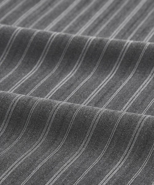 CHAN ME（チャンミ）の「ストライプタックワイドパンツ（スラックス・レディース・ブラウン/ブラック/グレー・MEDIUM/LARGE/X-LARGE）」の21枚目の写真