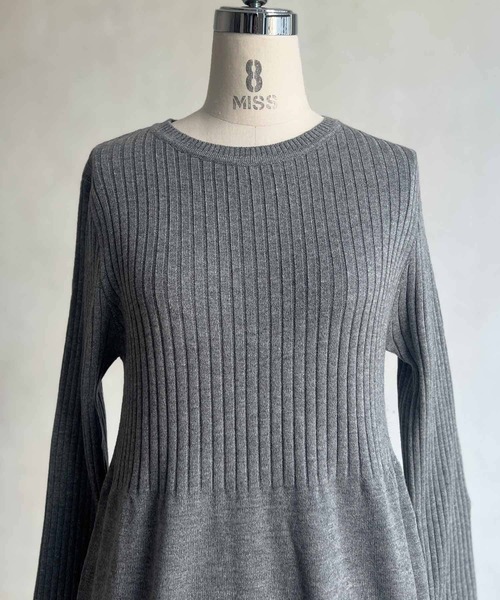 un dix cors(アンディコール)の「重ね着ワンピース(ワンピース・レディース・グレー/ベージュ/ブラック・FREE)」の20枚目の写真