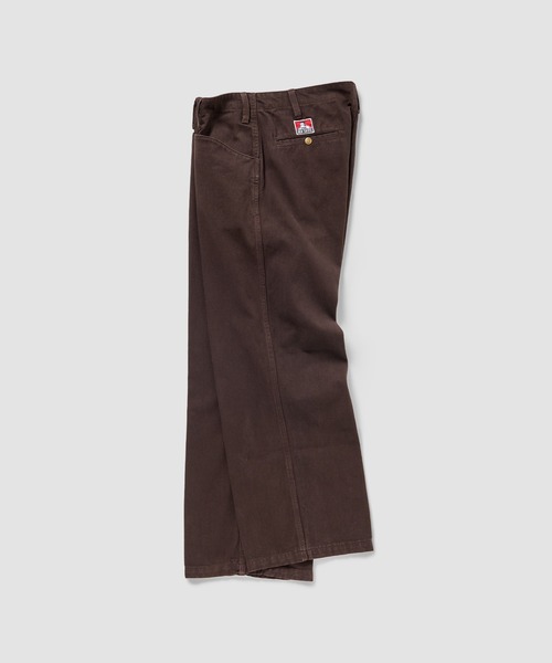 BEN DAVIS(ベンデイビス)の「BEN DAVIS / コットンツイル ワイドパンツ《ESTNATION EXCLUSIVE》(その他パンツ・メンズ・オフホワイト/ライトグリーン/ダークブラウン・36/34/32/30)」の1枚目の写真