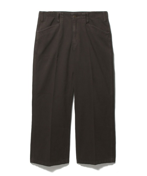 BEN DAVIS(ベンデイビス)の「BEN DAVIS / コットンツイル ワイドパンツ《ESTNATION EXCLUSIVE》(その他パンツ・メンズ・オフホワイト/ライトグリーン/ダークブラウン・36/34/32/30)」の5枚目の写真