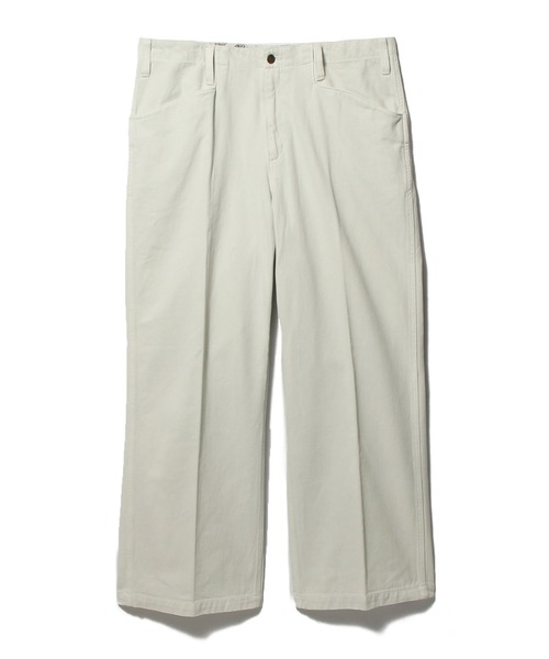BEN DAVIS(ベンデイビス)の「BEN DAVIS / コットンツイル ワイドパンツ《ESTNATION EXCLUSIVE》(その他パンツ・メンズ・オフホワイト/ライトグリーン/ダークブラウン・36/34/32/30)」の6枚目の写真