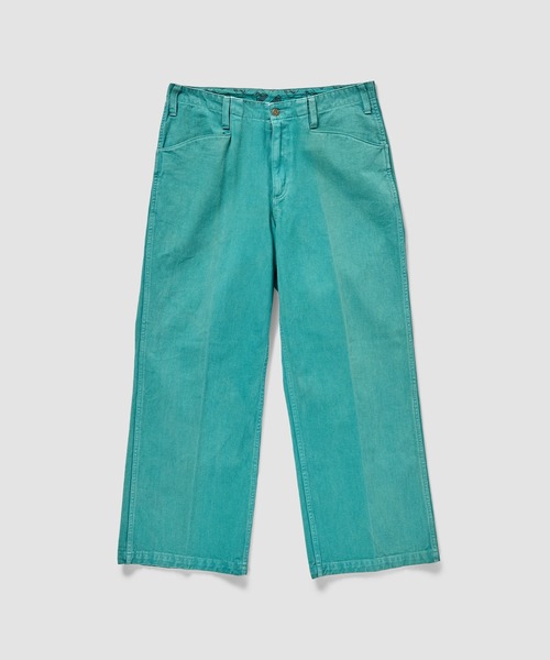 BEN DAVIS(ベンデイビス)の「BEN DAVIS / コットンツイル ワイドパンツ《ESTNATION EXCLUSIVE》(その他パンツ・メンズ・オフホワイト/ライトグリーン/ダークブラウン・36/34/32/30)」の7枚目の写真