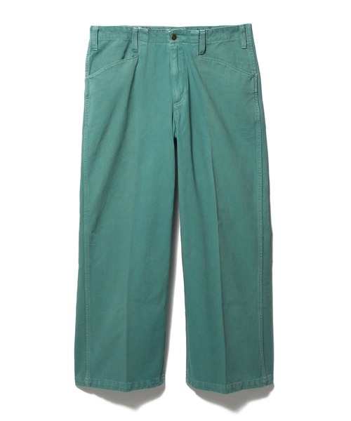 BEN DAVIS(ベンデイビス)の「BEN DAVIS / コットンツイル ワイドパンツ《ESTNATION EXCLUSIVE》(その他パンツ・メンズ・オフホワイト/ライトグリーン/ダークブラウン・36/34/32/30)」の8枚目の写真