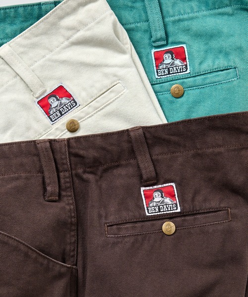 BEN DAVIS(ベンデイビス)の「BEN DAVIS / コットンツイル ワイドパンツ《ESTNATION EXCLUSIVE》(その他パンツ・メンズ・オフホワイト/ライトグリーン/ダークブラウン・36/34/32/30)」の14枚目の写真