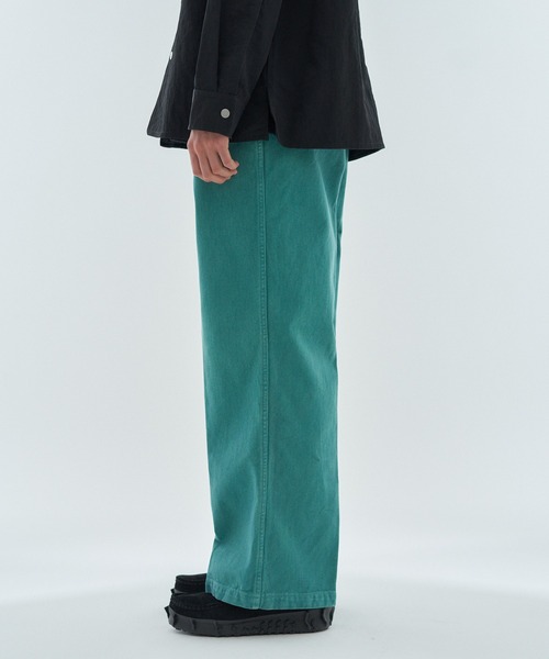 BEN DAVIS(ベンデイビス)の「BEN DAVIS / コットンツイル ワイドパンツ《ESTNATION EXCLUSIVE》(その他パンツ・メンズ・オフホワイト/ライトグリーン/ダークブラウン・36/34/32/30)」の17枚目の写真