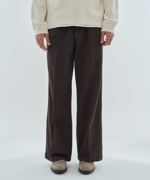 BEN DAVIS(ベンデイビス)の「BEN DAVIS / コットンツイル ワイドパンツ《ESTNATION EXCLUSIVE》(その他パンツ・メンズ・オフホワイト/ライトグリーン/ダークブラウン・36/34/32/30)」の22枚目の写真