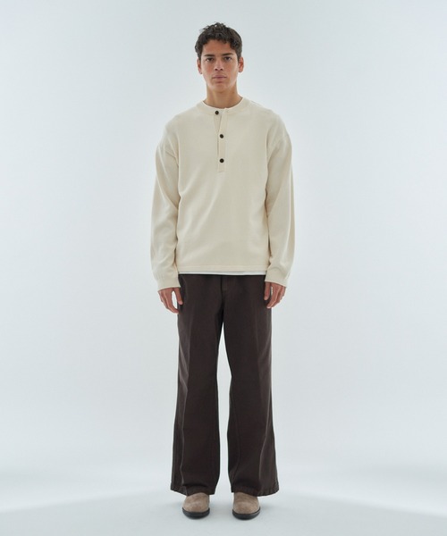 BEN DAVIS(ベンデイビス)の「BEN DAVIS / コットンツイル ワイドパンツ《ESTNATION EXCLUSIVE》(その他パンツ・メンズ・オフホワイト/ライトグリーン/ダークブラウン・36/34/32/30)」の19枚目の写真