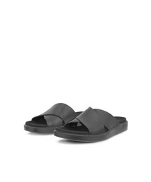 ECCO | ECCO 大人リラックス FLOWT メンズ 本革 スライドサンダル(サンダル)