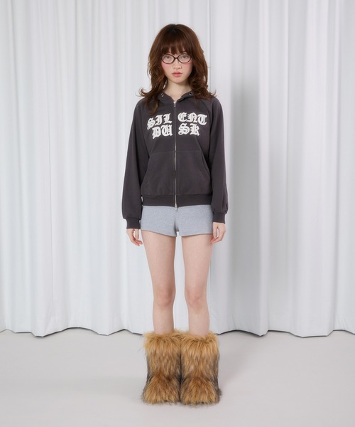 FCMM(エフシーエムエム)の「【日本限定】EYELET PATCH HOODIE / アイレットパッチフーディ(パーカー・レディース・グレー/チャコールグレー/グリーン系その他・SMALL/MEDIUM)」の10枚目の写真