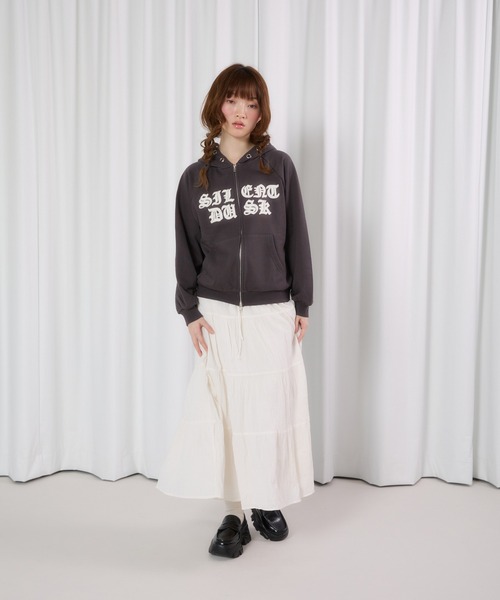 FCMM(エフシーエムエム)の「【日本限定】EYELET PATCH HOODIE / アイレットパッチフーディ(パーカー・レディース・グレー/チャコールグレー/グリーン系その他・SMALL/MEDIUM)」の19枚目の写真