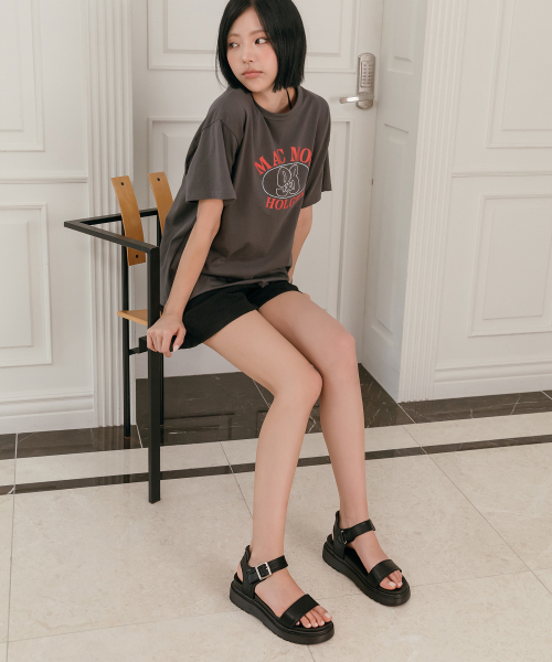 MAC MOC(マックモック)の「ブルーノ 4カラー トレンディストラップサンダル 5cm(サンダル・レディース・ブラック/アイボリー/オレンジ/イエロー・22.5cm/23cm/23.5cm/24cm/24.5cm/25cm)」の9枚目の写真
