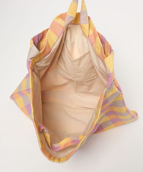 beej(ビージ)の「【別注】<beej>チェック 2WAY ワンショルダーバッグ(ショルダーバッグ・レディース・ライム/ピンク・FREE)」の5枚目の写真