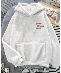 CHEER（チアー）の「胸刺しゅうボアルーズパーカー（パーカー）」