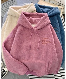 CHEER（チアー）の「胸刺しゅうボアルーズパーカー（パーカー）」