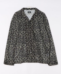 BIG MIKE（ビッグマイク）の「BIG MIKE ビックマイク / 26春夏新作 レオパード総柄レース 長袖オープンカラーシャツ //// 102625552（シャツ/ブラウス）」